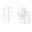 Bateria Wannowo-Prysznicowa Y Chrom Y1235/KCR Omnires