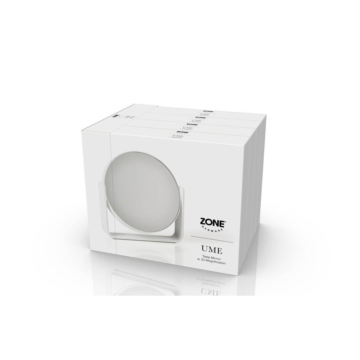 Lusterko Kosmetyczne 5x Powiększające Ume White 28223 Zone Denmark