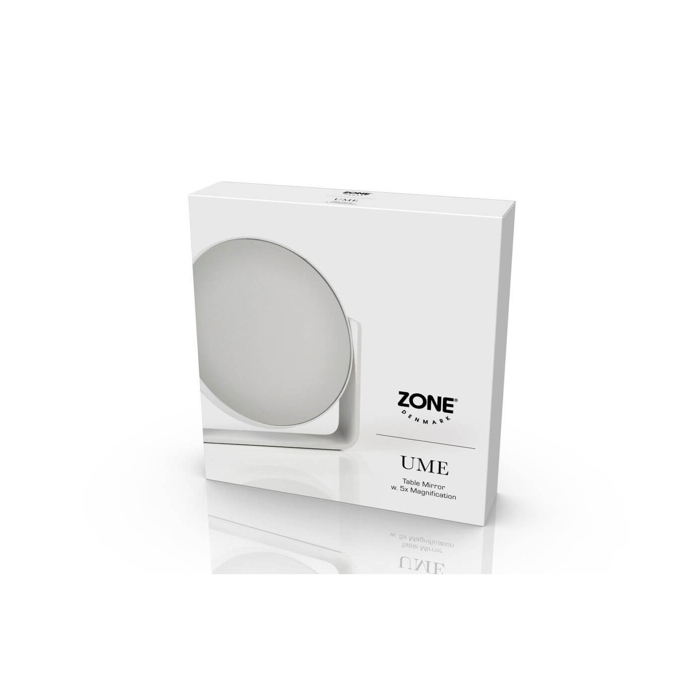 Lusterko Kosmetyczne 5x Powiększające Ume White 28223 Zone Denmark