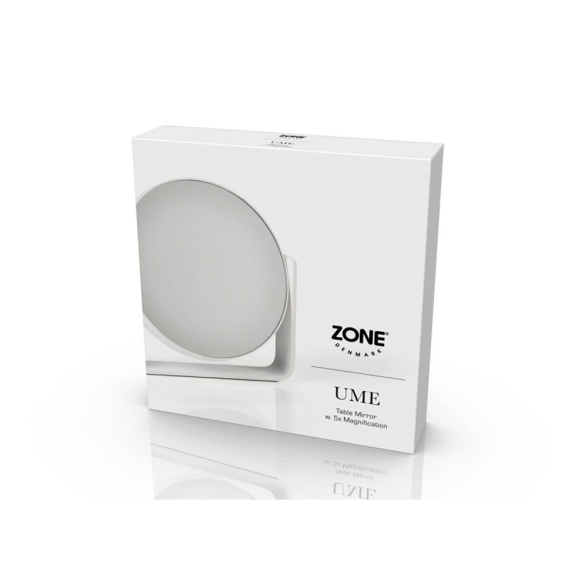 Lusterko Kosmetyczne 5x Powiększające Ume White 28223 Zone Denmark