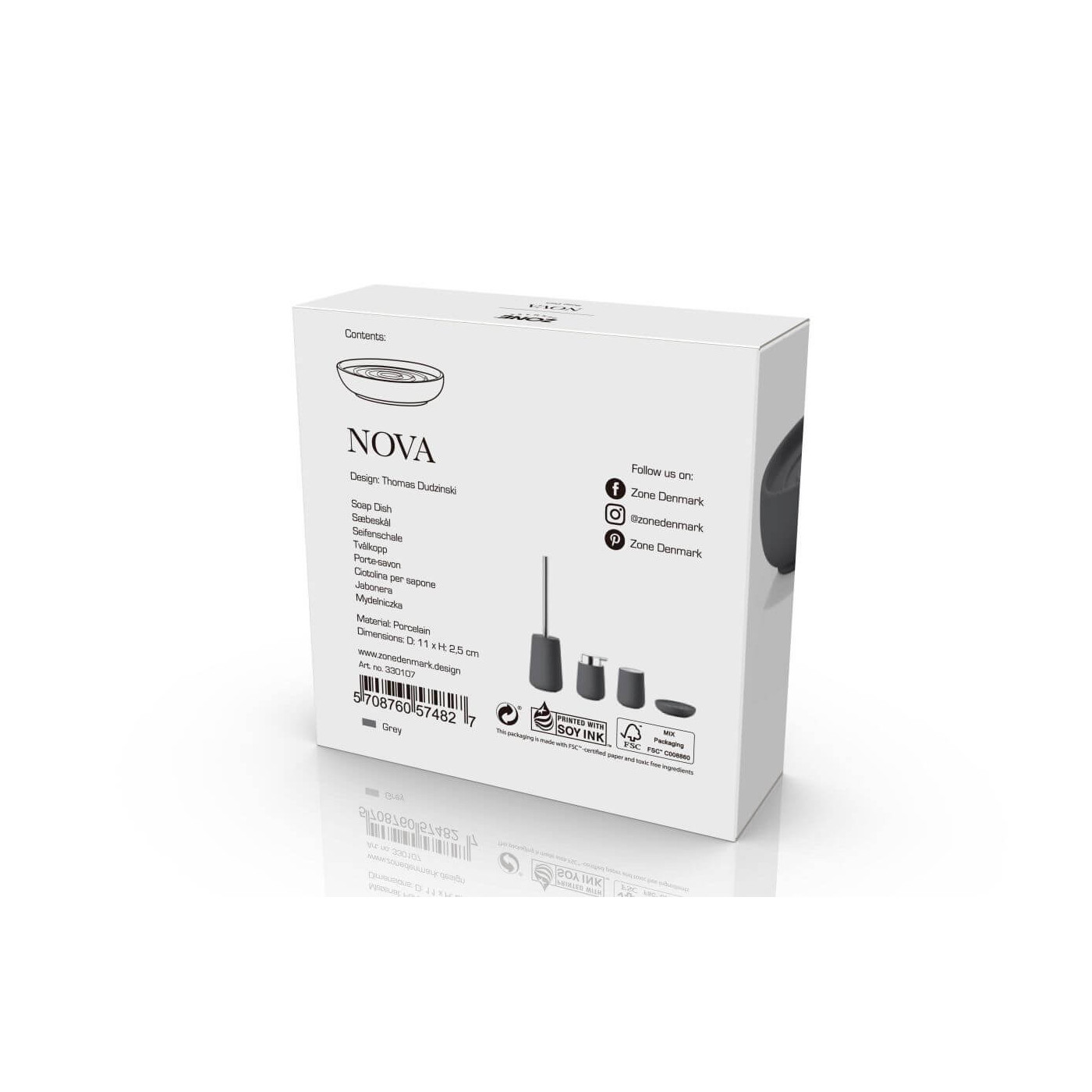 Mydelniczka Nova Grey 330107 Zone Denmark