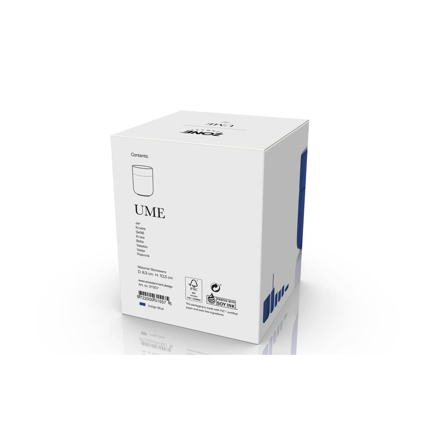 Pojemnik Z Pokrywką Ume Indigo Blue 31557 Zone Denmark