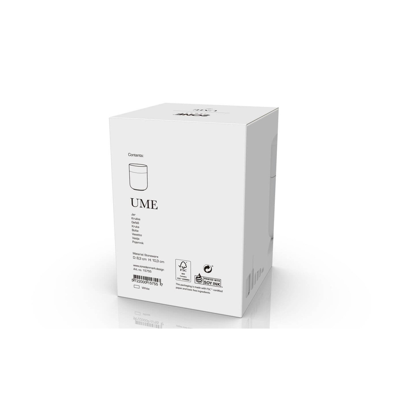 Pojemnik Z Pokrywką Ume White 15755 Zone Denmark