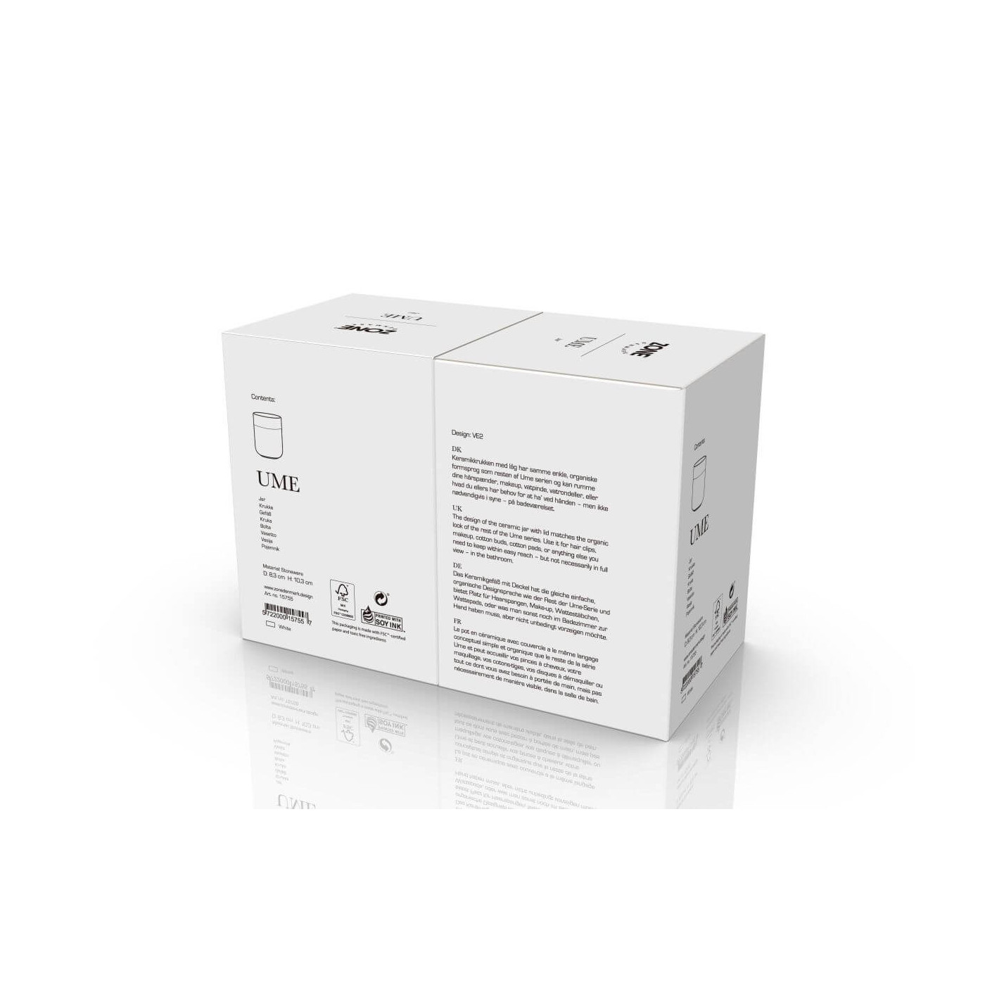 Pojemnik Z Pokrywką Ume White 15755 Zone Denmark