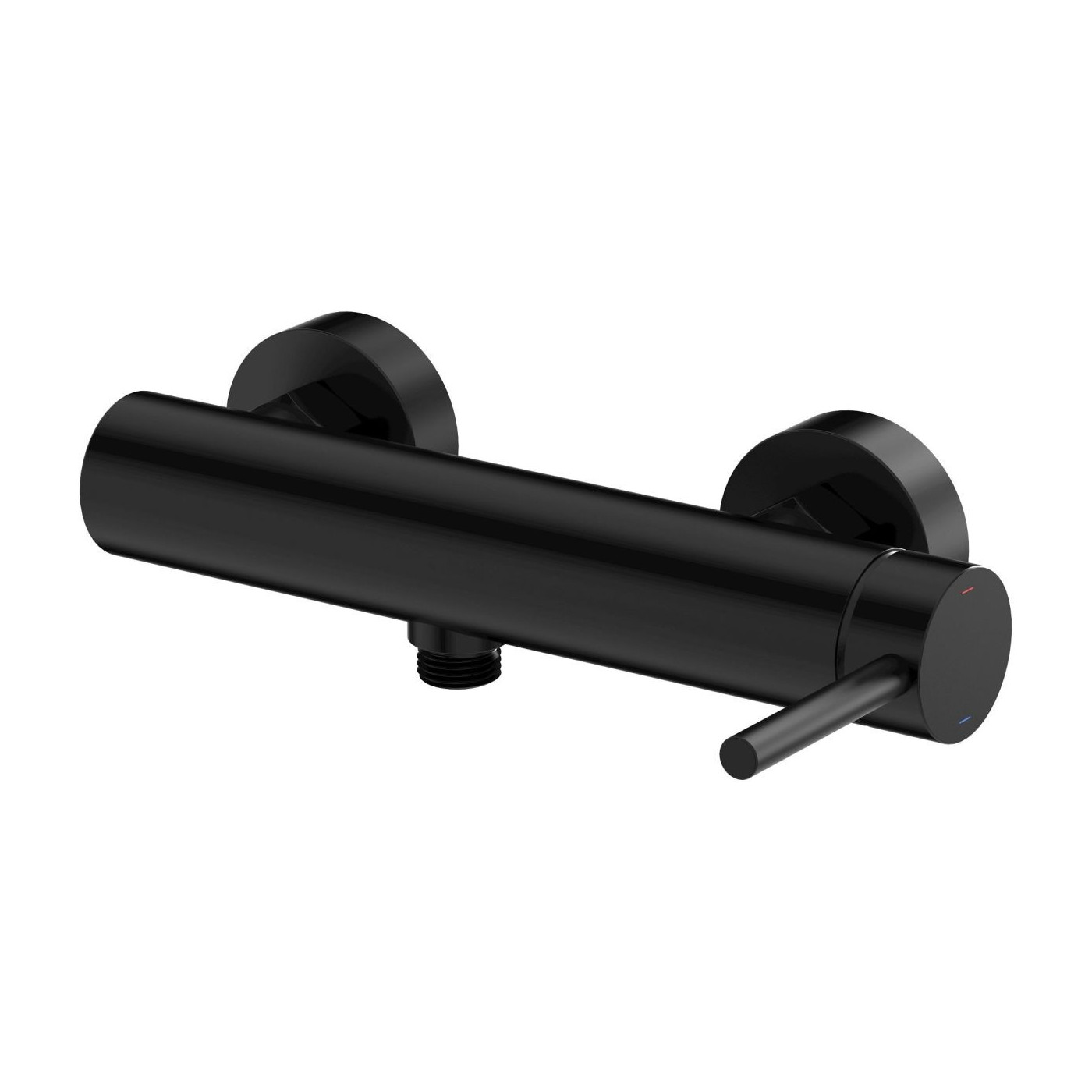 Bateria Prysznicowa Ścienna Fly Czarny Mat 03035BM Emporia