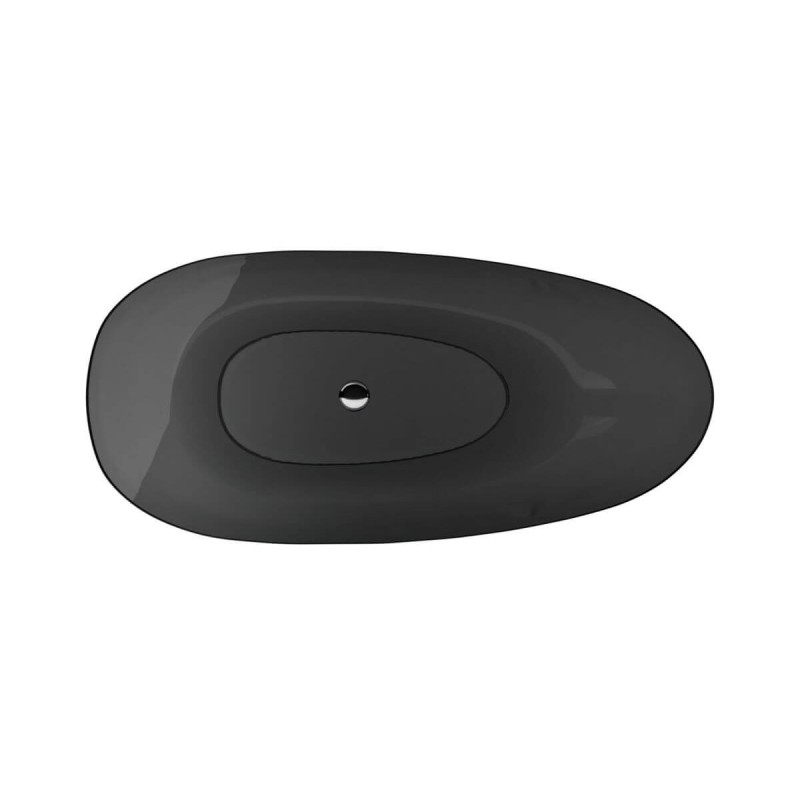 Wanna Wolnostojąca Xara Wax-160-Cgw 160x75 Carbon Grey Besco