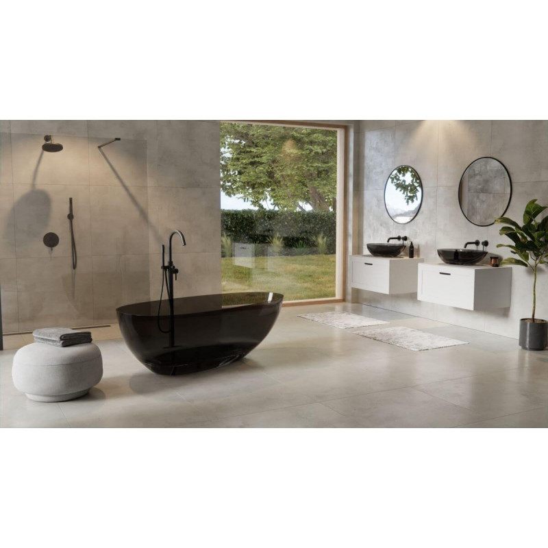 Wanna Wolnostojąca Xara Wax-160-Cgw 160x75 Carbon Grey Besco