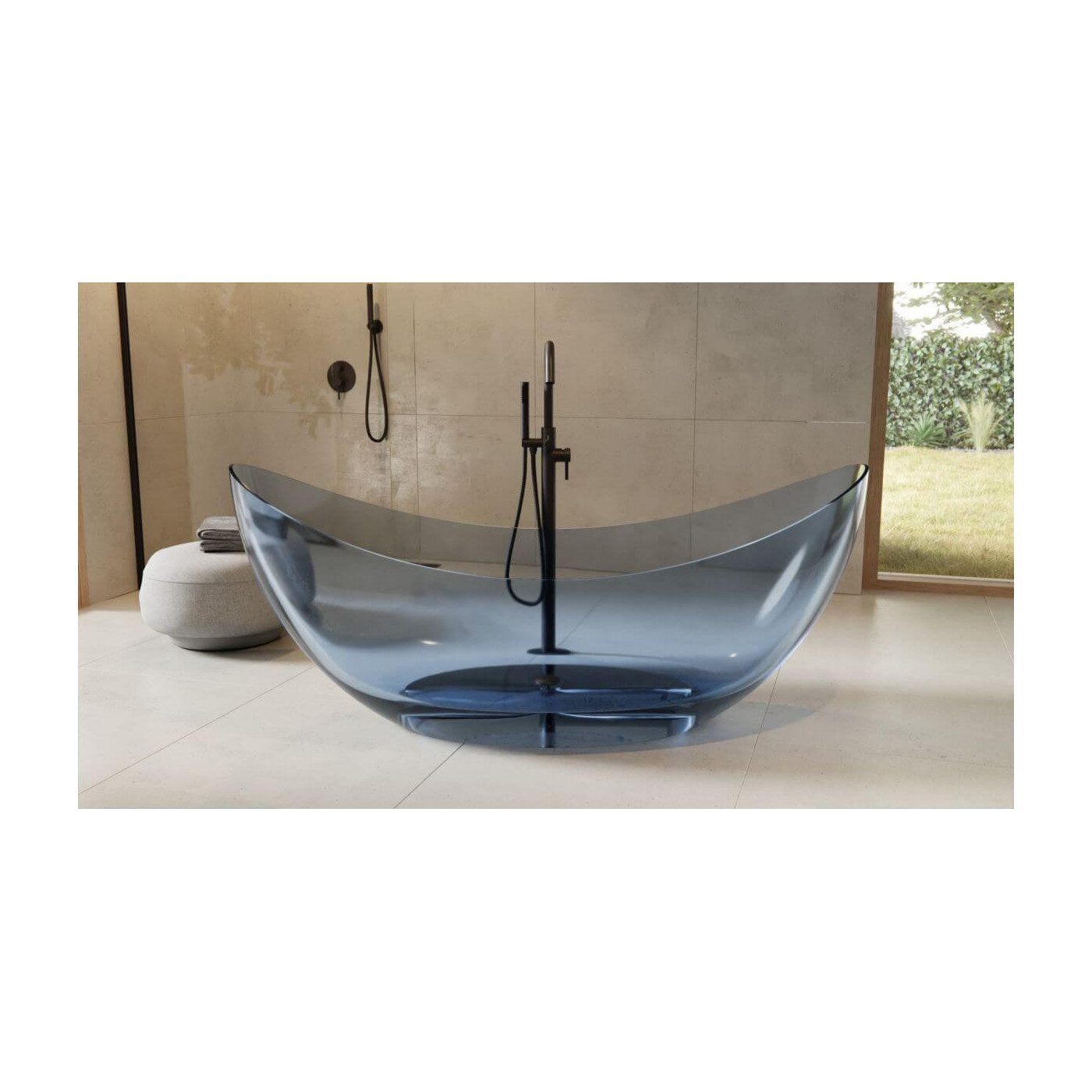 Wanna Wolnostojąca Axya Waa-180-Bwc 180x80 Blue Wave Besco