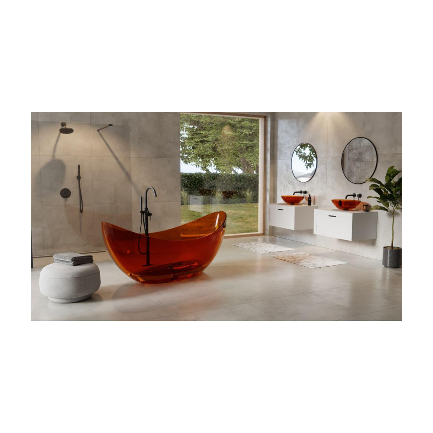 Wanna Wolnostojąca Axya Waa-180-Erb 180x80 Earth Rust Besco