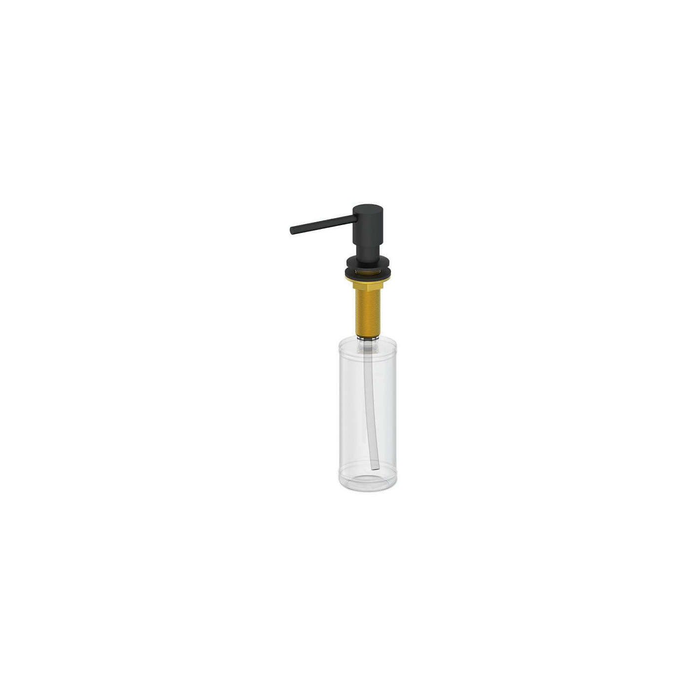 Dozownik Na Płyn Czarny Mat 500ml 040175BM Emporia