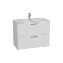Szafka Z Umywalką Mia 66139 79x39x59,6 Cm Biały Połysk Vitra