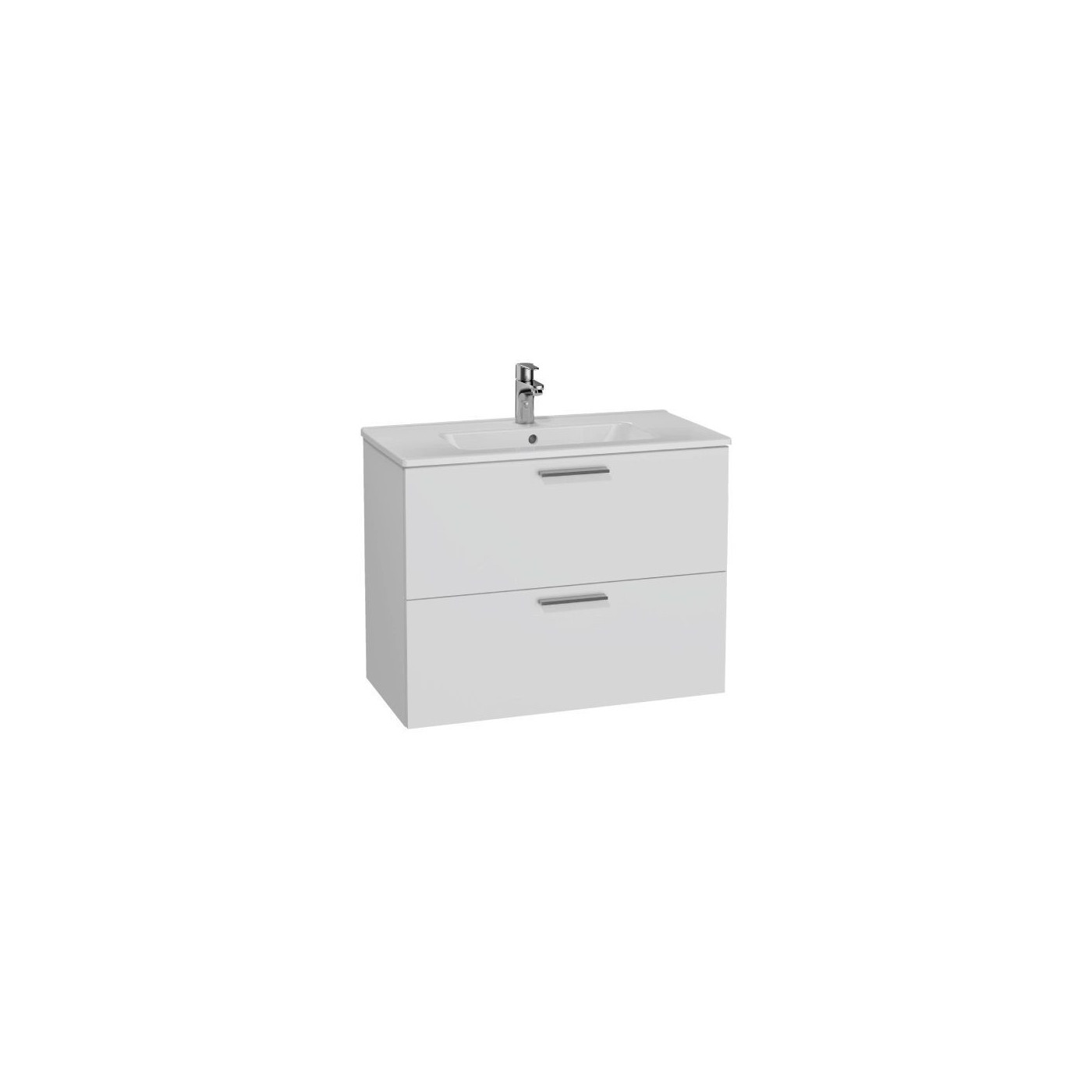 Szafka Z Umywalką Mia 66139 79x39x59,6 Cm Biały Połysk Vitra
