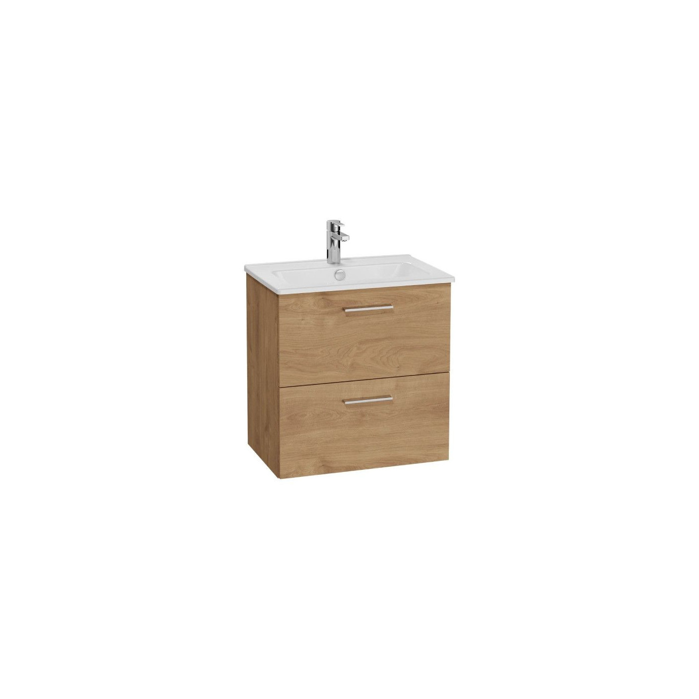 Szafka Z Umywalką Mia 67776 59x39x59,6 Cm Złoty Dąb Vitra