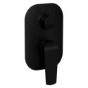 Bateria Prysznicowo-Wannowa Podtynkowa 2 Funkcyjna Clever 2.0 Czarny Soft AREX.4145BS Excellent