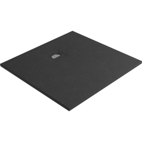 Brodzik Kwadratowy Lavis Czarny Mat 90x90 Emporia