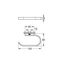 Uchwyt Na Papier Toaletowy Selection Phantom Black 41220KF0 Grohe