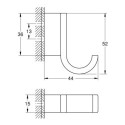 Haczyk / Wieszak Selection Phantom Black 41216KF0 Grohe