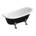 Wanna Wolnostojąca Atena Czarno-Biała 157x77 ATENA157BCP Omnires