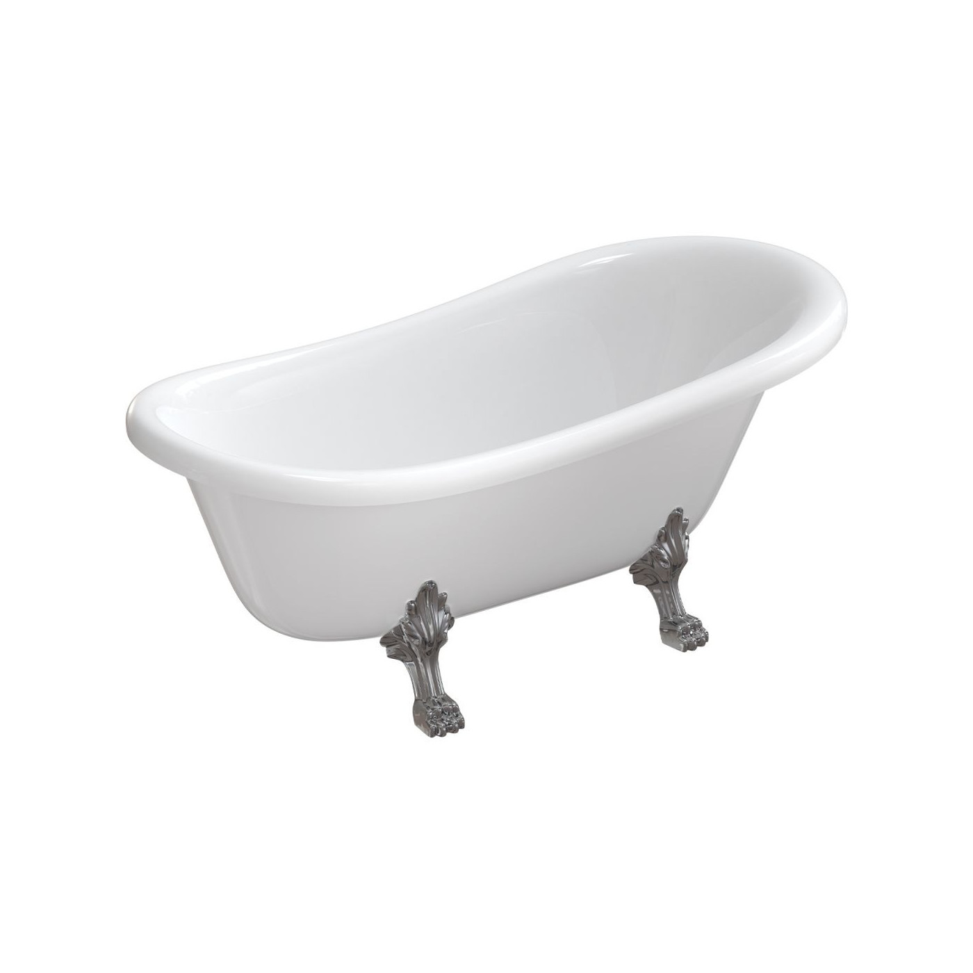 Wanna Wolnostojąca Atena Biały 157x77 ATENA157BP Omnires