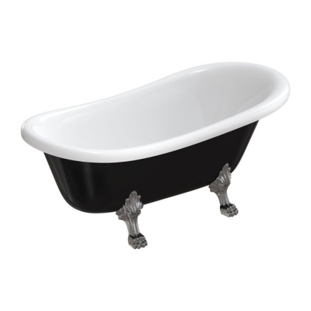 Wanna Wolnostojąca Atena Czarno-Biała 168x76 ATENA168BCP Omnires