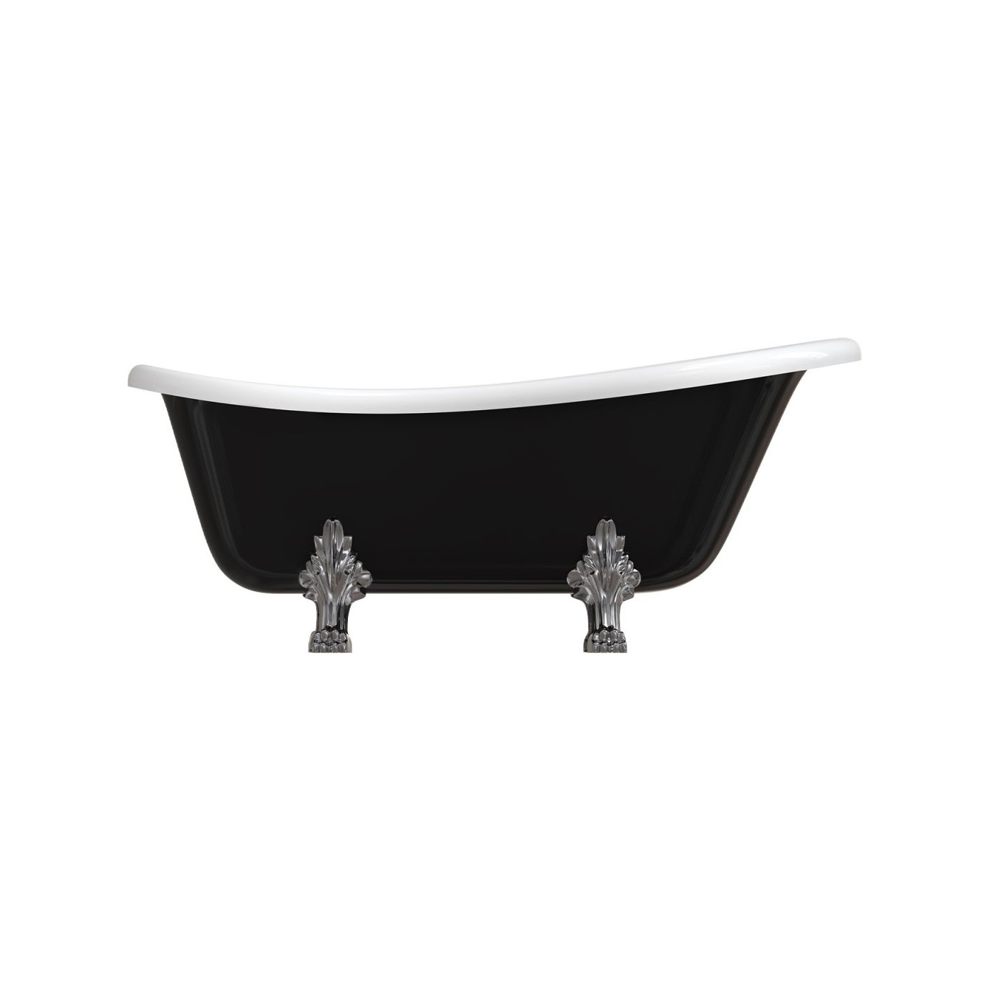 Wanna Wolnostojąca Atena Czarno-Biała 168x76 ATENA168BCP Omnires