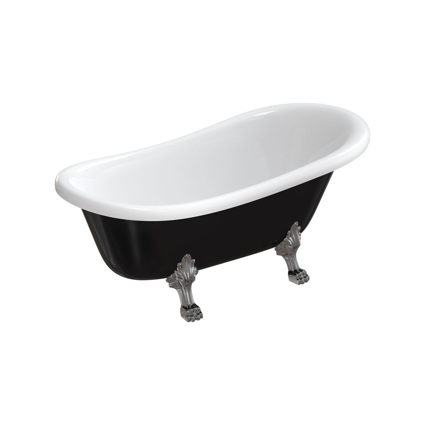 Wanna Wolnostojąca Atena Czarno-Biała 174,5x82 ATENA174BCP Omnires