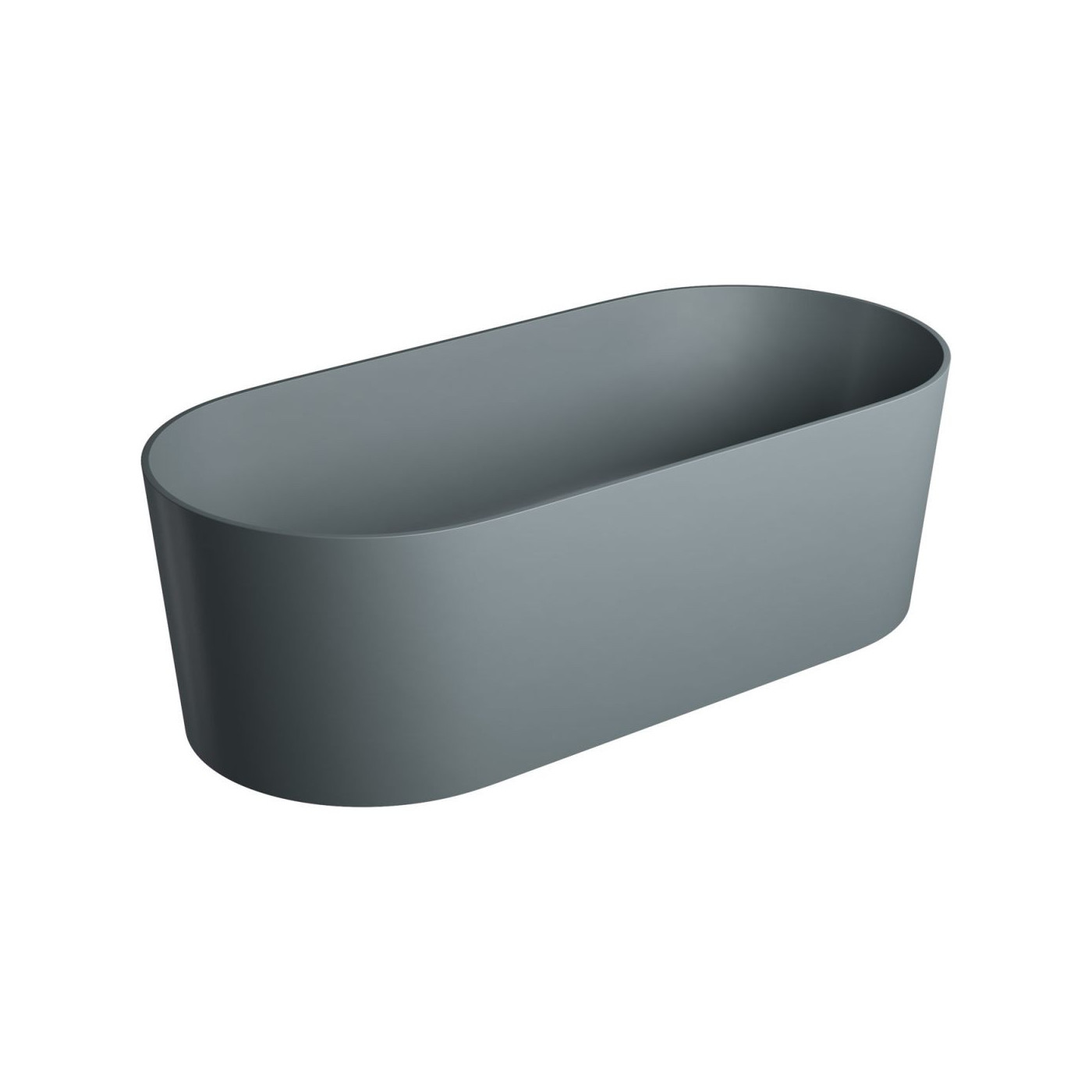 Wanna Wolnostojąca Ovo Ash Grey Mat 160x75 OVOWWAG Omnires