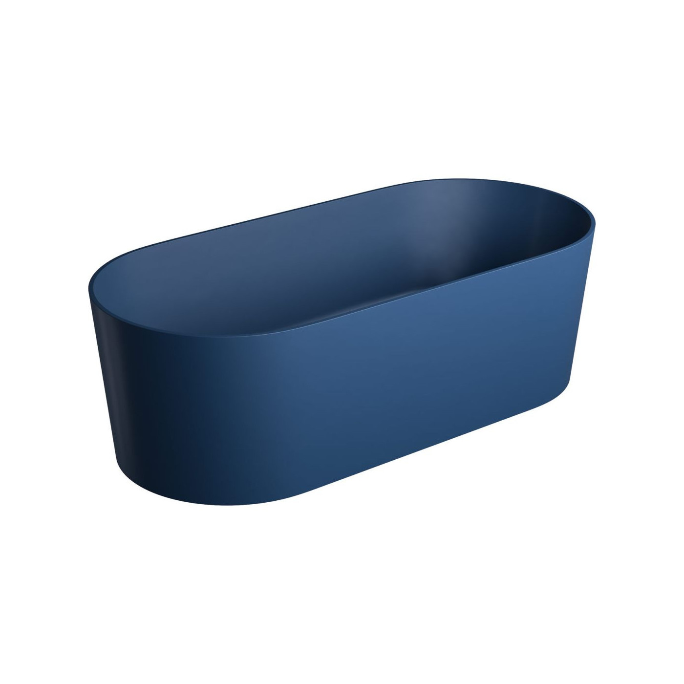 Wanna Wolnostojąca Ovo Midnight blue Mat 160x75 OVOWWMB Omnires