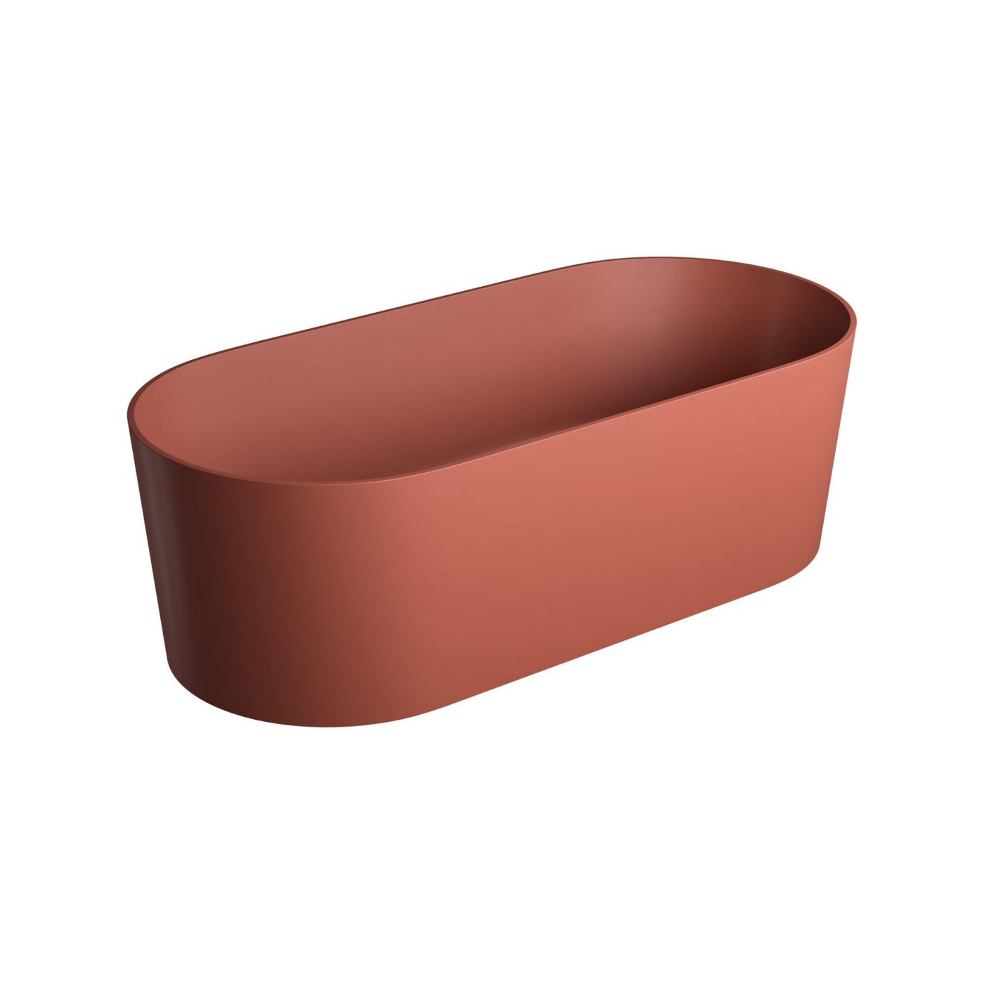 Wanna Wolnostojąca Ovo Terracotta Mat 160x75 OVOWWTE Omnires