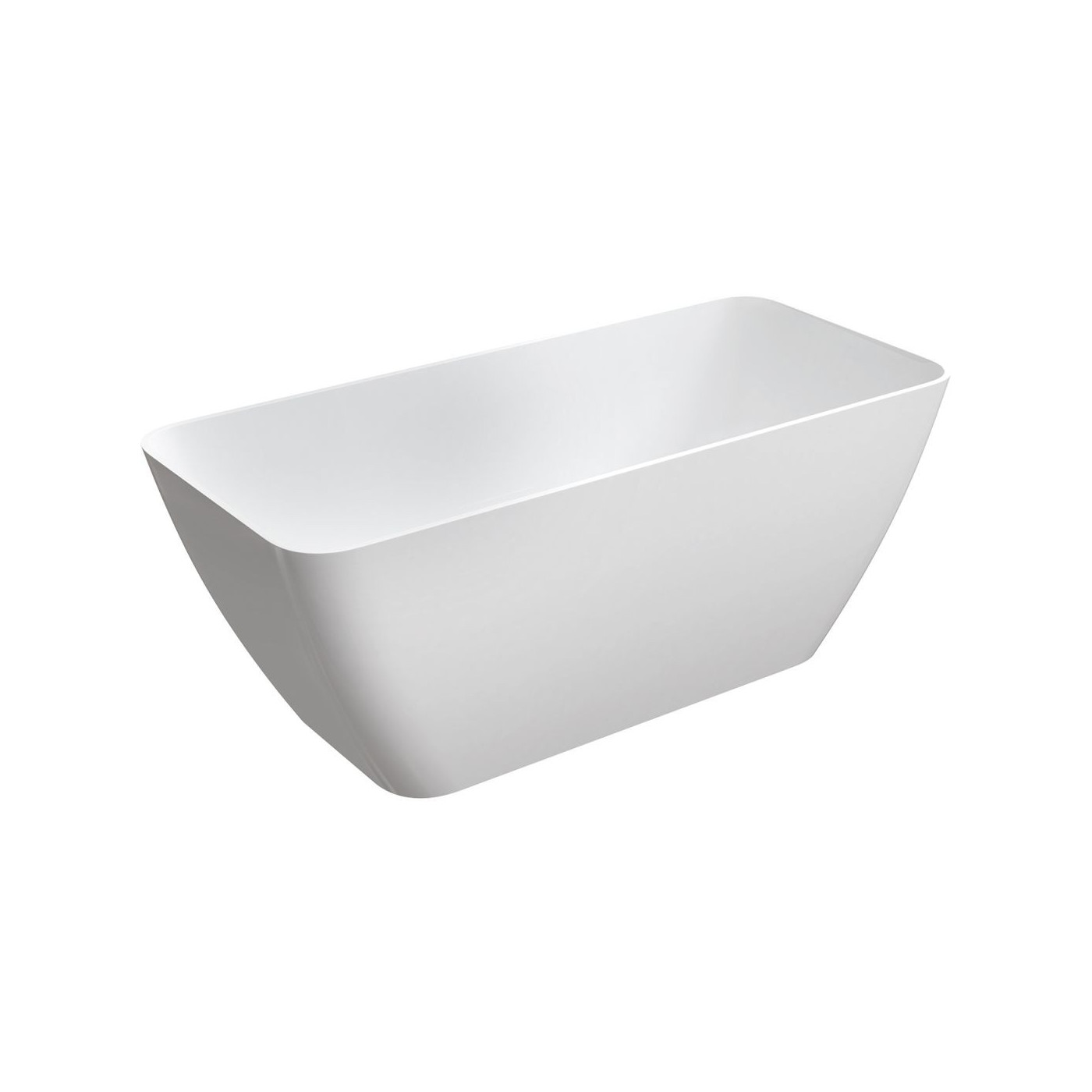 Wanna Wolnostojąca Parma Biały 159x70,5 PARMAWWBP Omnires