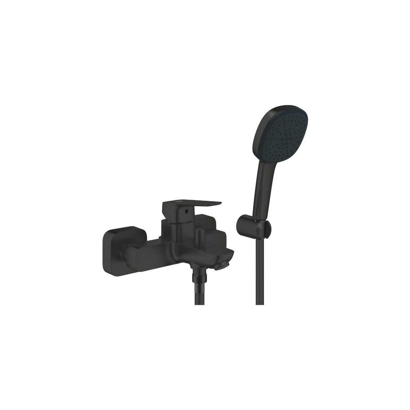 Bateria Wannowa Z Zestawem Prysznicowym Tempesta Cube 110 Cubeo Matte Black 1018142430 Grohe