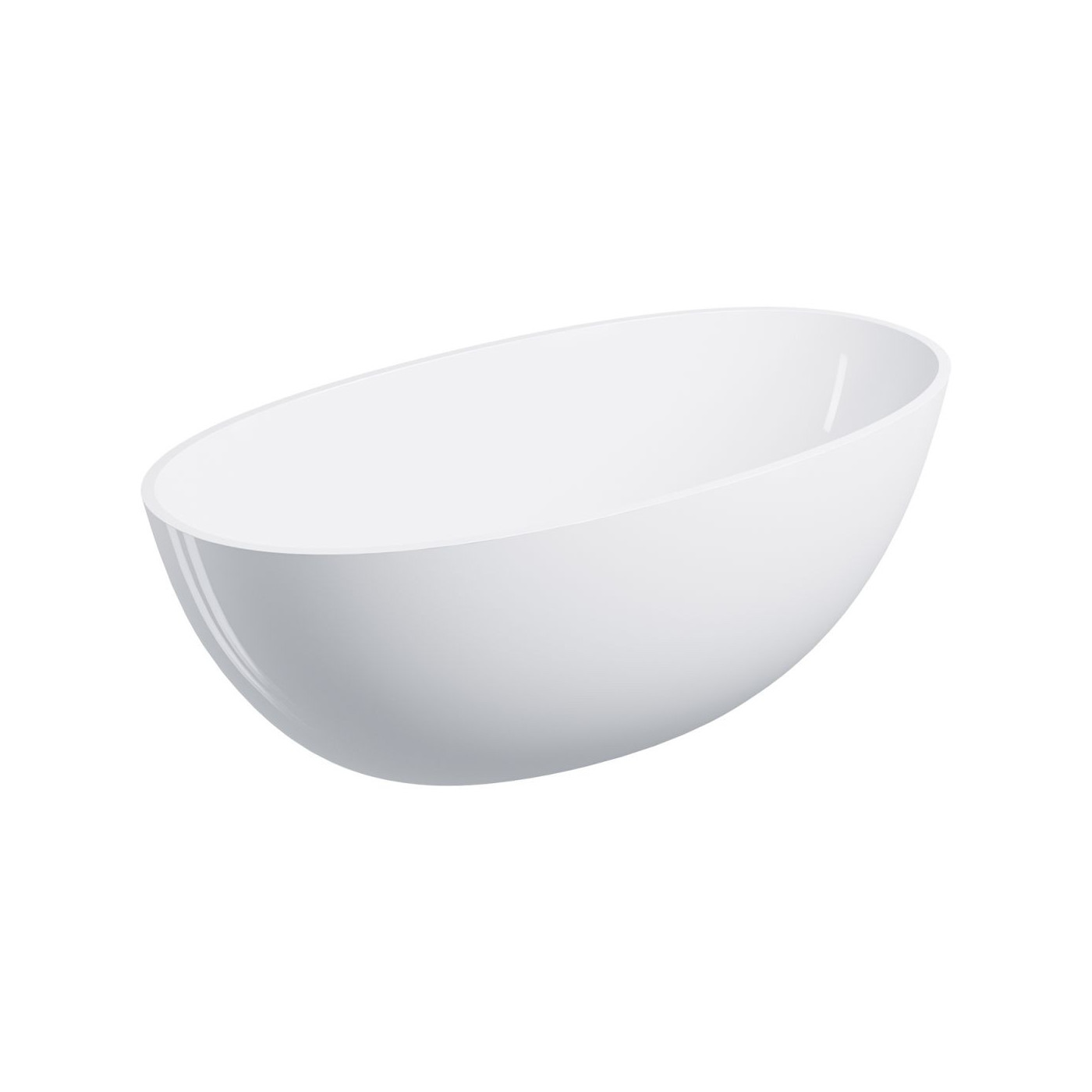 Wanna Wolnostojąca Shell Biały 148x75 SHELL148WWBP Omnires