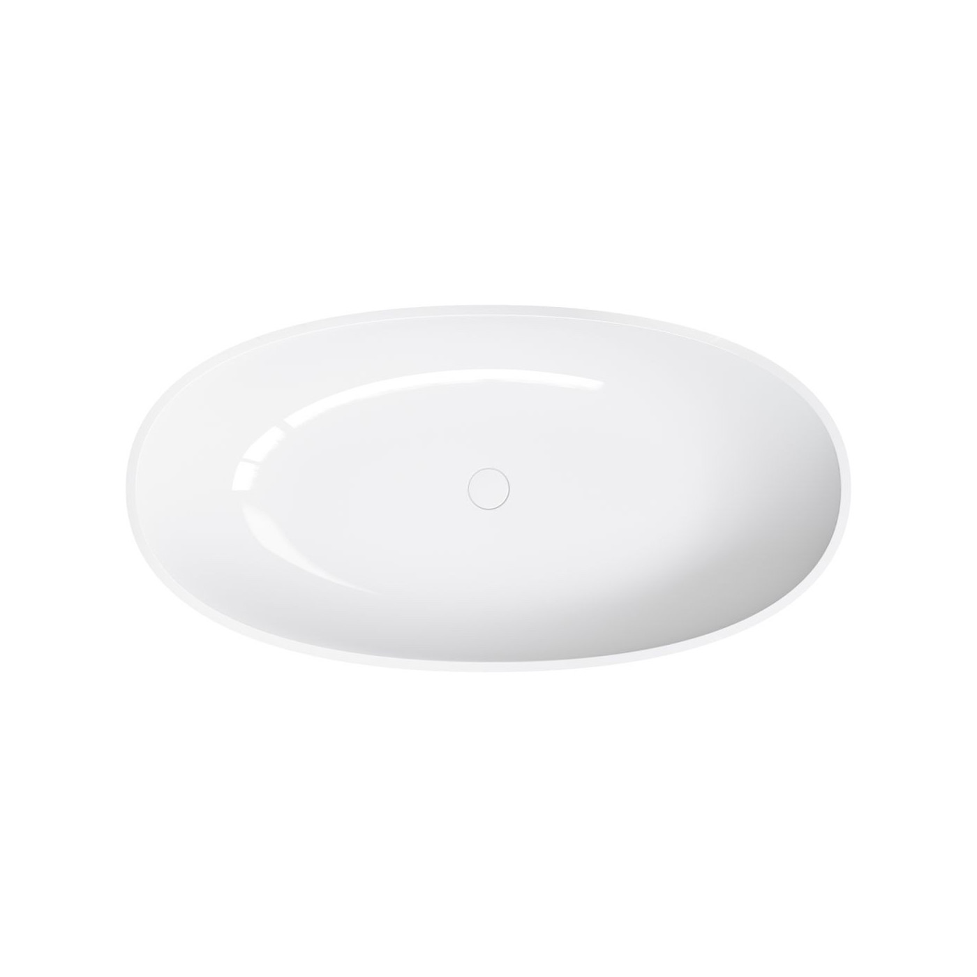 Wanna Wolnostojąca Shell Biały 148x75 SHELL148WWBP Omnires