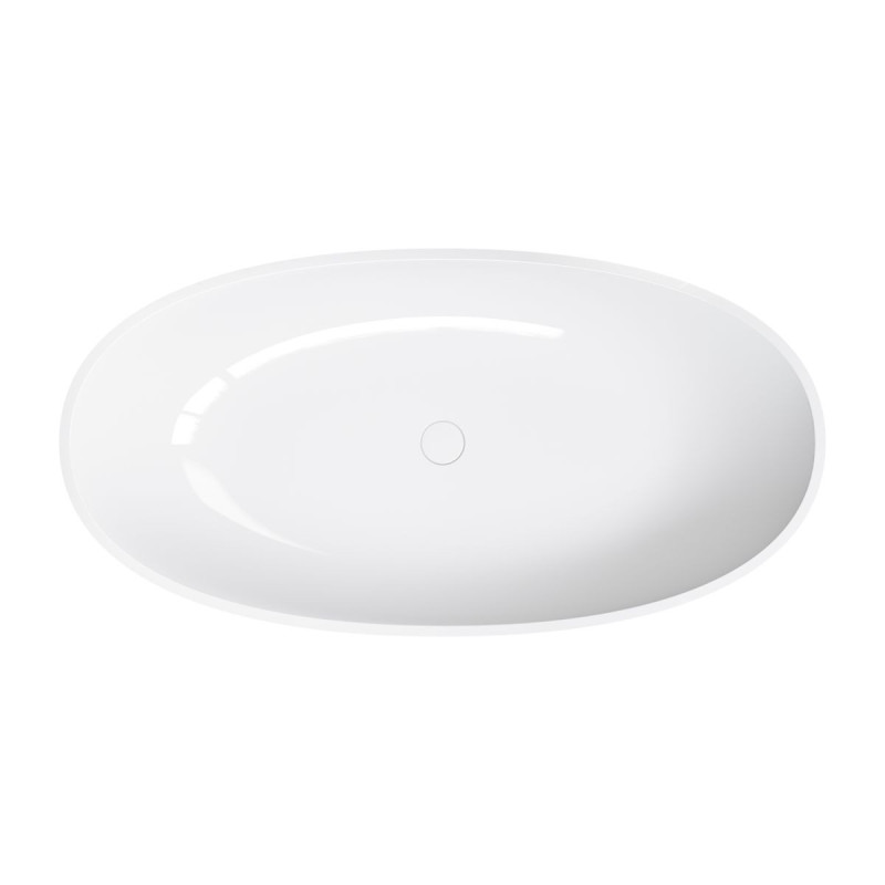 Wanna Wolnostojąca Shell Biały 148x75 SHELL148WWBP Omnires