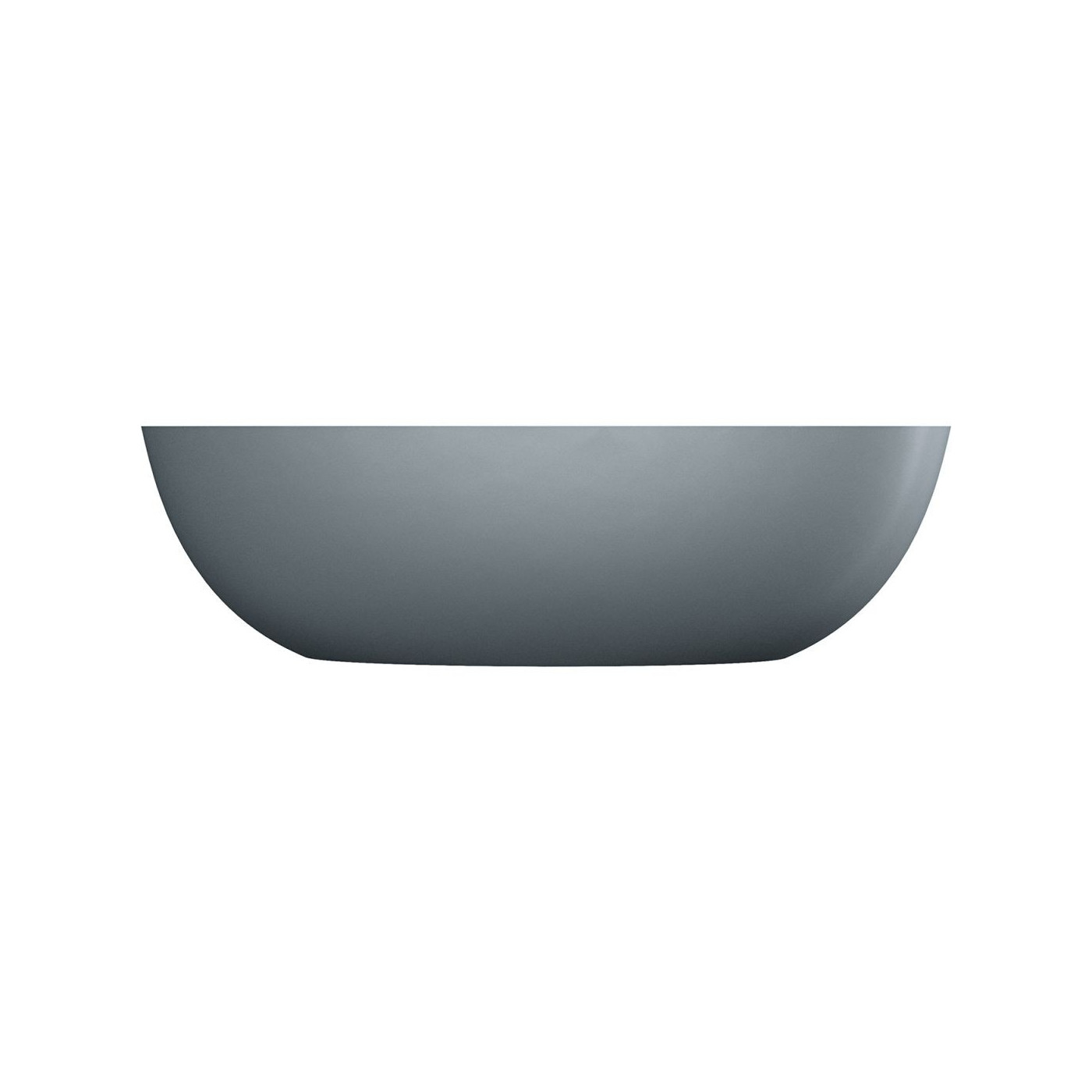 Wanna Wolnostojąca Shell Ash Grey Mat 175x78 SHELL175WWAG Omnires