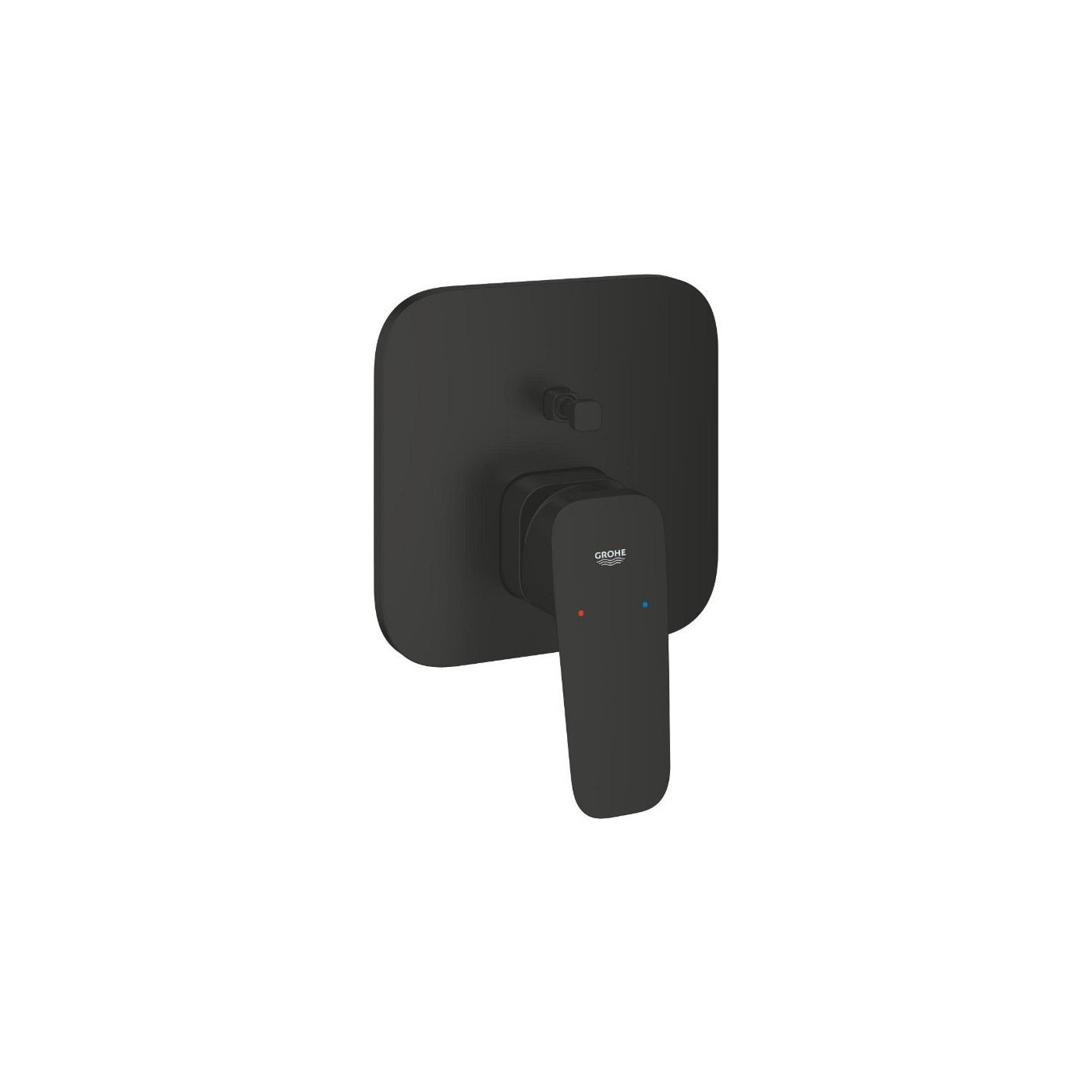 Bateria Prysznicowo-Wannowa Podtynkowa Do Montażu Z Elementem Podtynkowym (35604000) Cubeo Matte Black 1017782430 Grohe