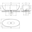 Wanna Wolnostojąca Shell Biały 175x78 SHELL175WWBP Omnires