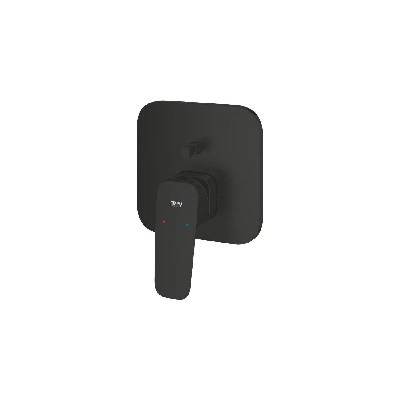 Bateria Prysznicowo-Wannowa Podtynkowa Do Montażu Z Elementem Podtynkowym (35604000) Cubeo Matte Black 1017782430 Grohe
