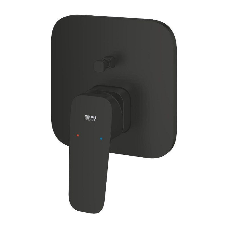 Bateria Prysznicowo-Wannowa Podtynkowa Do Montażu Z Elementem Podtynkowym (35604000) Cubeo Matte Black 1017782430 Grohe
