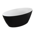 Wanna Wolnostojąca Siena Czarno-Biała 160,5x80,5 SIENAWWBCP Omnires