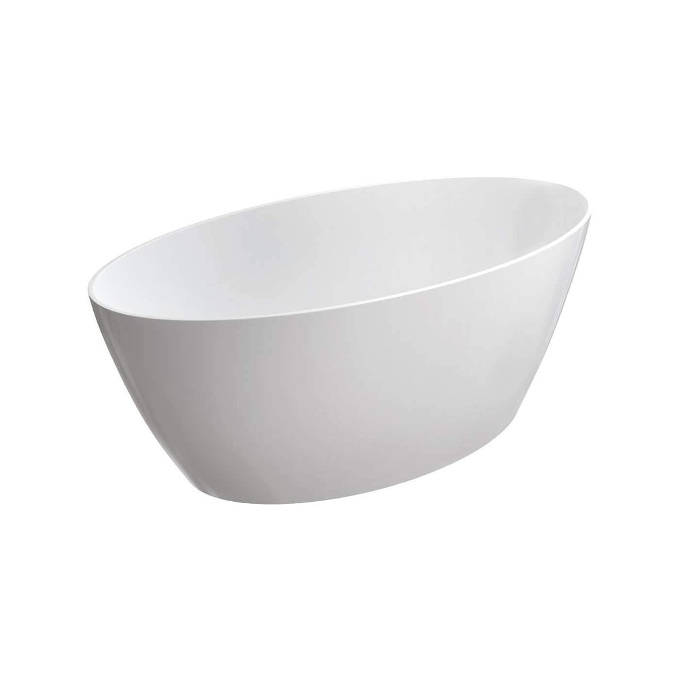 Wanna Wolnostojąca Siena Biały 160,5x80,5 SIENAWWBP Omnires