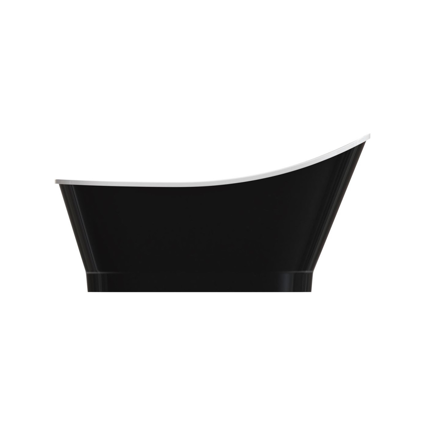 Wanna Wolnostojąca Venezia Czarno-Biała 159,5x73,2 VENEZIA159BCP Omnires