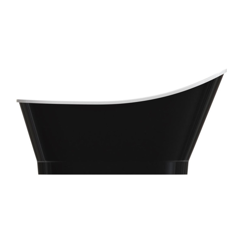 Wanna Wolnostojąca Venezia Czarno-Biała 159,5x73,2 VENEZIA159BCP Omnires