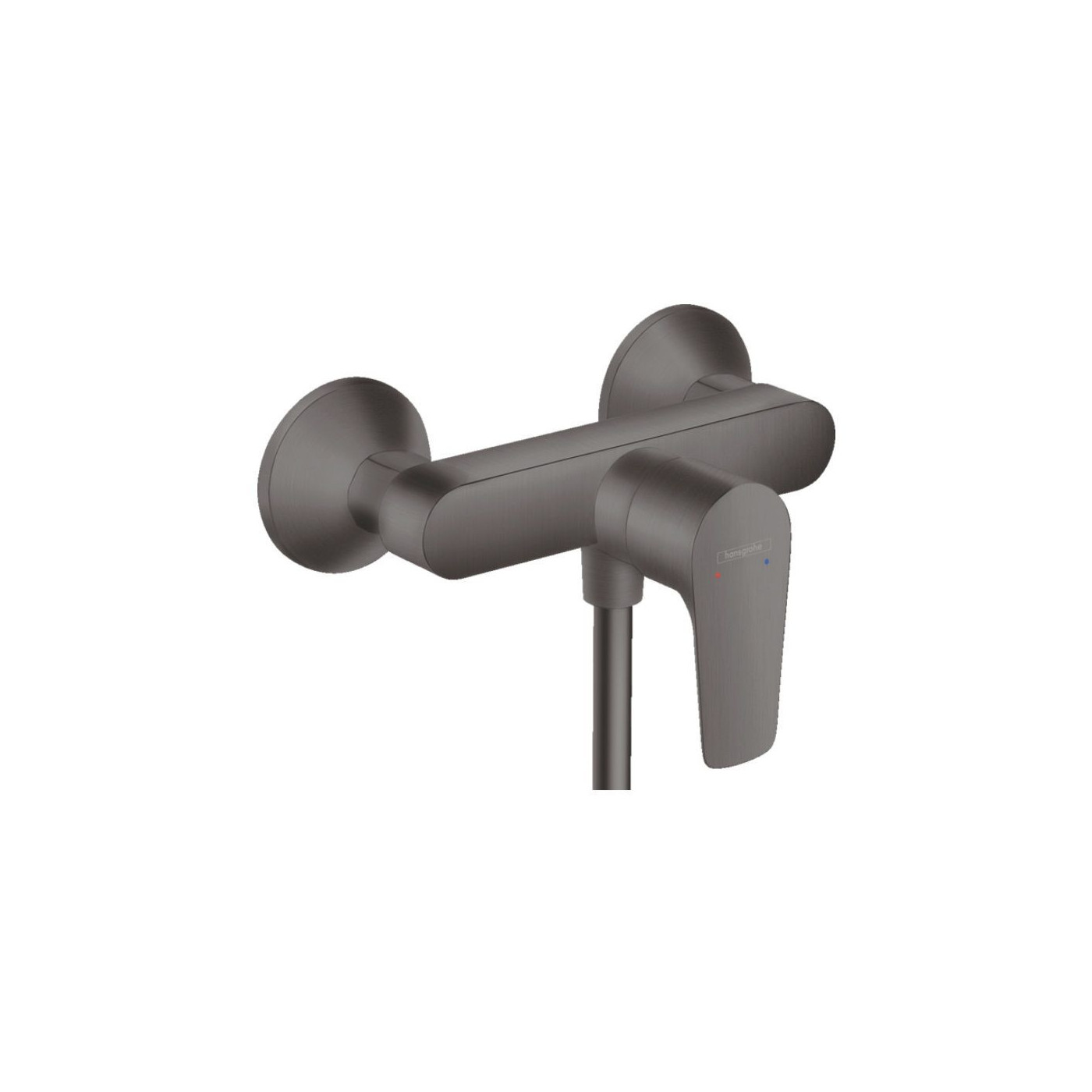 Bateria Prysznicowa Talis E Czarny Chrom Szczotkowany 71760340 Hansgrohe