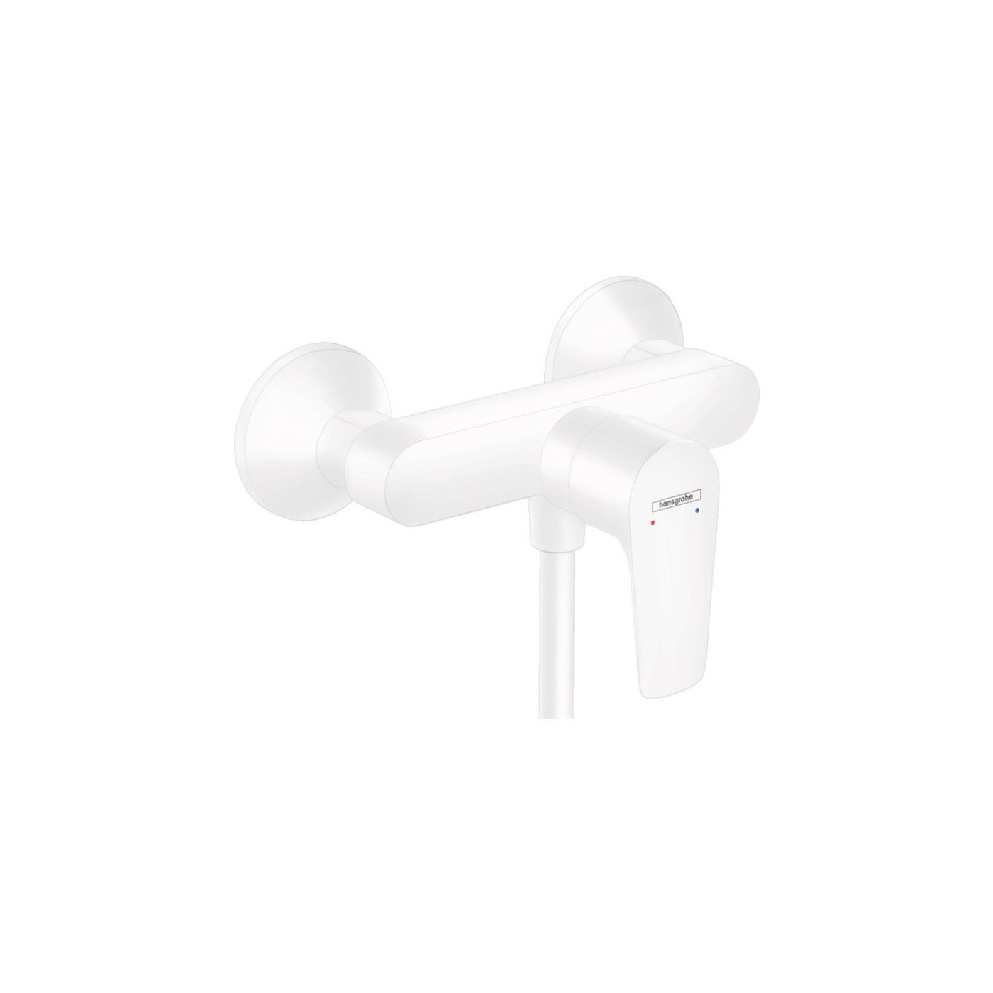 Bateria Prysznicowa Talis E Biały Mat 71760700 Hansgrohe