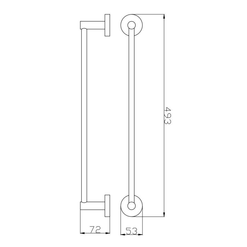 Wieszak Na Ręcznik Złoty 45 cm 5045GD Emporia