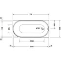 Wanna Wolnostojąca Akrylowa Durasenja Narożna Prawa 1700x800 mm 700581000000000 Duravit