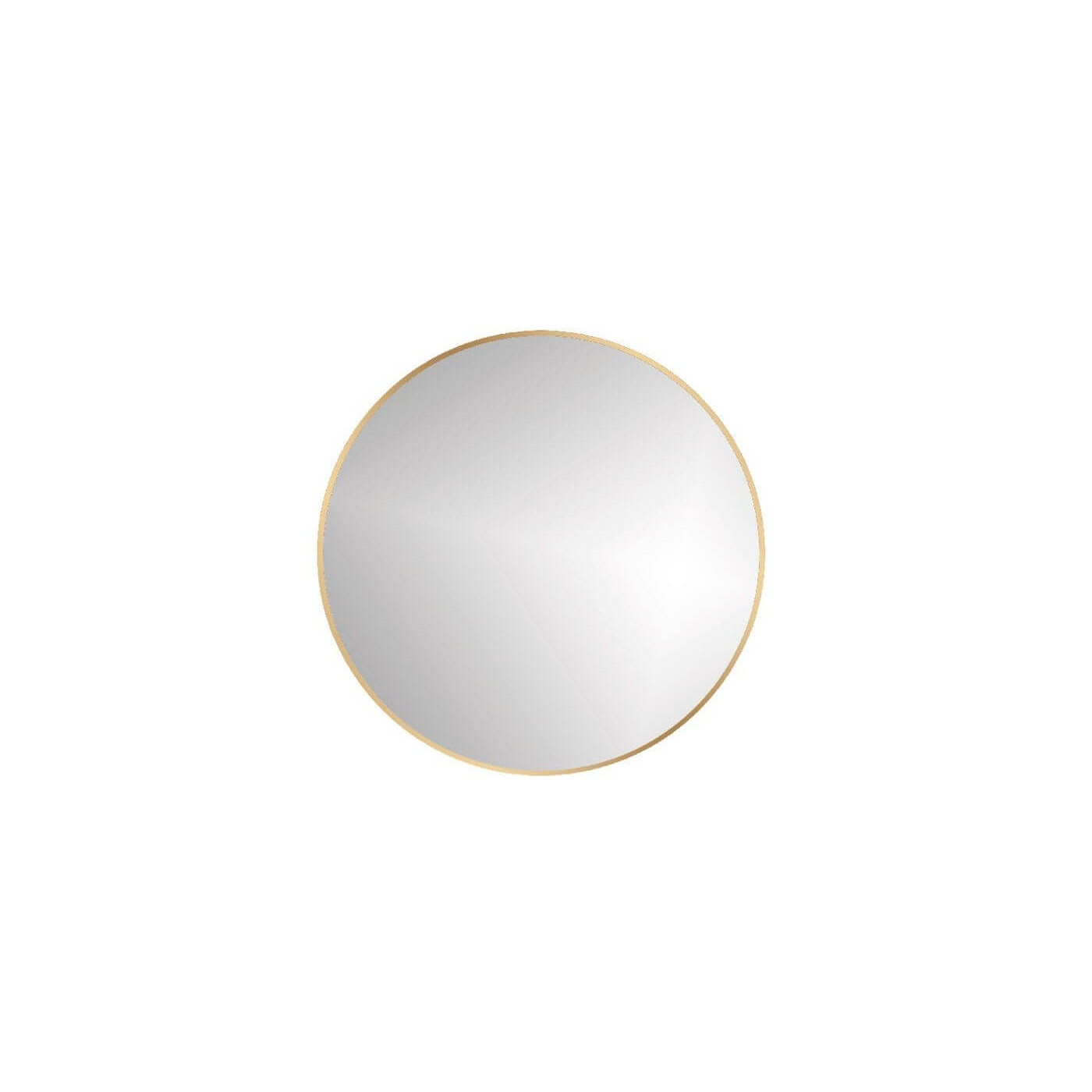 Lustro LED Okrągłe Leo Gold Mat 80 LEO-800-GD-LED Emporia