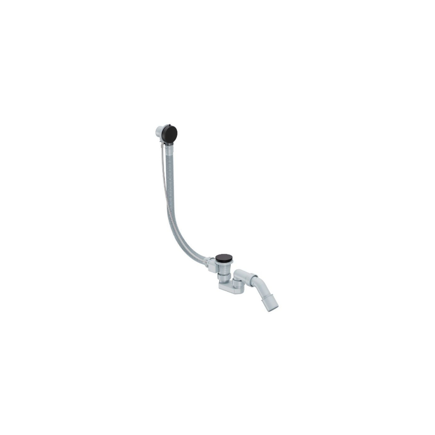 Syfon Wannowy Automatyczny Simple 2.0 80 cmCzarny Mat ARIN.3180BL Excellent