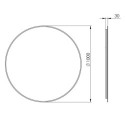 Lustro LED Sharon Round 100 Black Matt 168123 Elita
